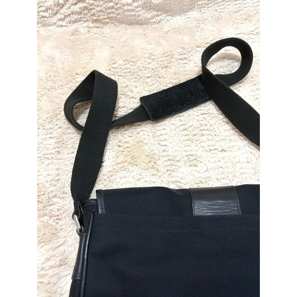 VINTAGE Coach Black Transatlantic Commuter Messenger Laptop Bag Style 6411 Y2K